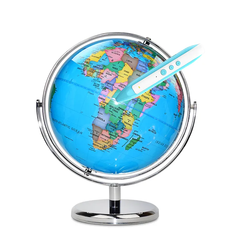 22.8cm (9") Talking Globe with Full-Swing Meridian – Metal Meridian and Base detail view 2